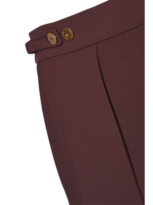 Pantaloni in crepe con morsetto sul retro Elisabetta Franchi | PA09956E2EA4